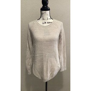 Arizona Jean Co. Beige Long-Sleeve Knit Sweater  Size S